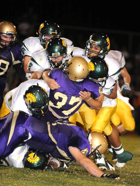 High School Football Game Action Game Played Arizona — Stock Photo, Image