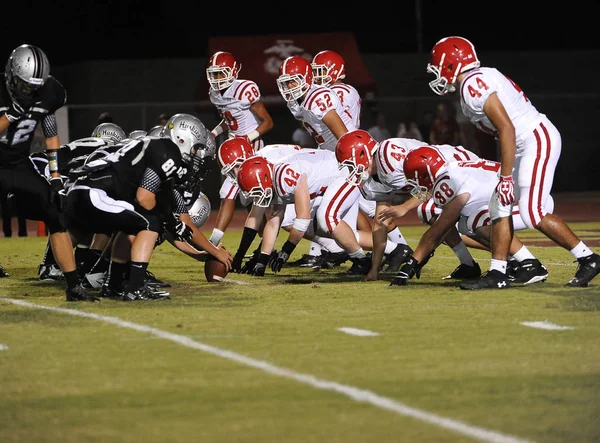 High School Football Game Action Game Played Arizona — Stock Photo, Image