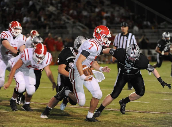 High School Football Game Action Game Played Arizona — Stock Photo, Image