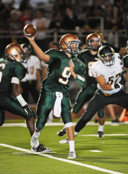 High School Futball Játék Akció Játszott Arizona — Stock Fotó