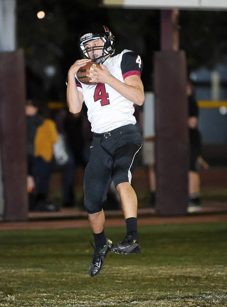 High School Fotboll Spel Action Matchen Spelades Arizona — Stockfoto