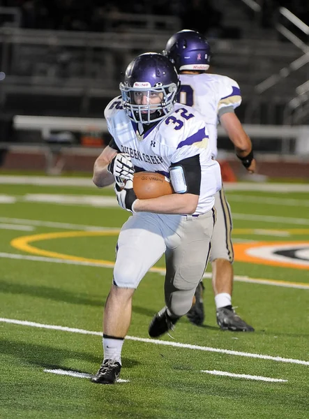 High School Football Game Action Game Played Arizona — Stock Photo, Image