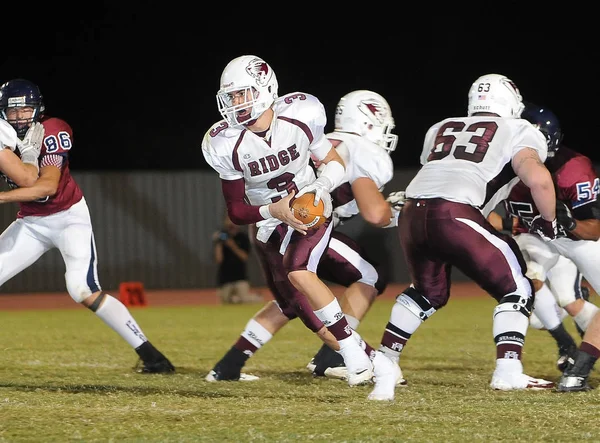 High School Futball Játék Akció Játszott Arizona — Stock Fotó