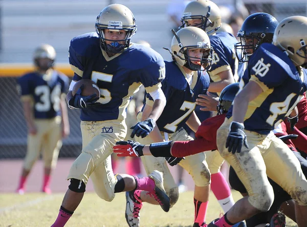 High School Voetbal Spel Actie Wedstrijd Werd Gespeeld Arizona — Stockfoto