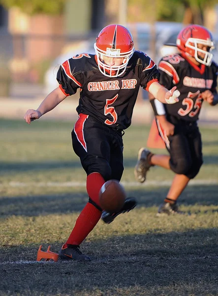 High School Football Game Action Game Played Arizona — Stock Photo, Image