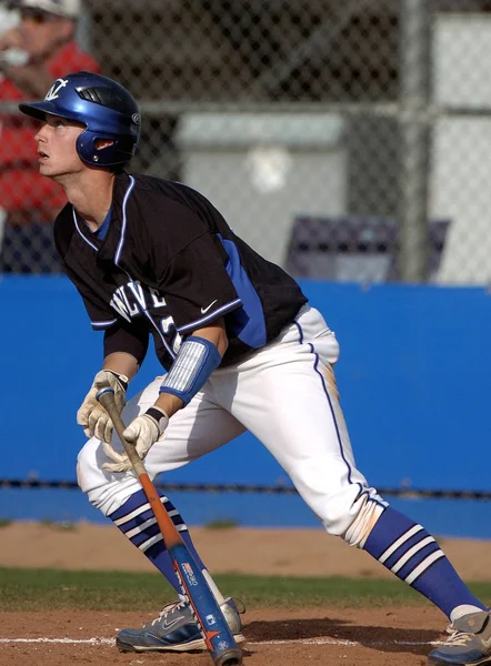 High School Baseball Jogos Ação — Fotografia de Stock