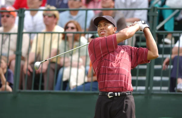 Tiger Woods Sieger Bei Den Open 2002 Ist Ein Amerikanischer — Stockfoto