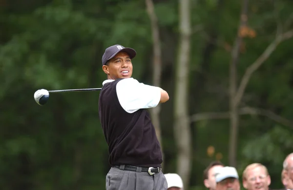 Tiger Woods Gagnant Open 2002 Est Golfeur Professionnel Américain Qui — Photo