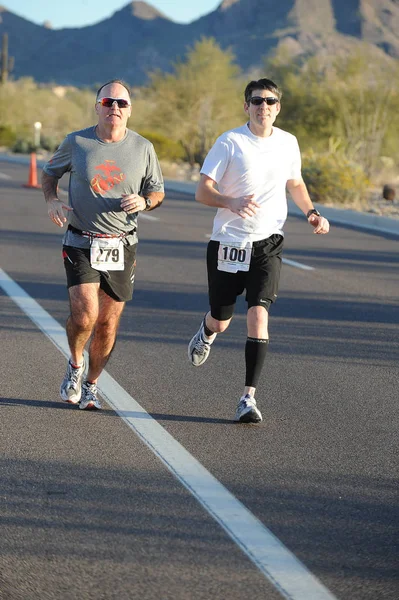 Linjelopp Halv Maraton Miles Hålls Scottsdale Arizona Mars 2012 Den — Stockfoto