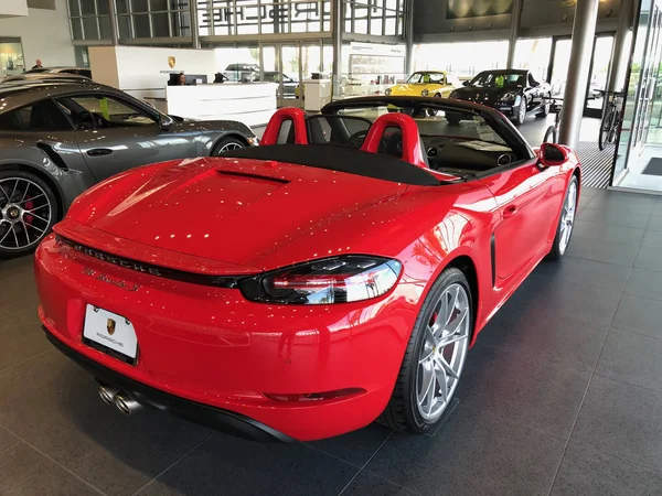 Nova Concessionária Automóveis Porsche Vendendo Carros Local Gilbert Arizona Parte — Fotografia de Stock