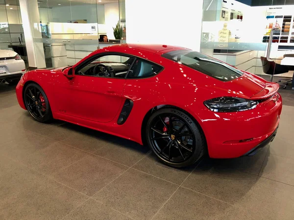 Нові Porsche Автосалону Продаж Автомобілів Арізоні Гілберт Місці Південно Західній — стокове фото