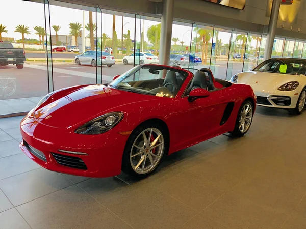 Nova Concessionária Automóveis Porsche Vendendo Carros Local Gilbert Arizona Parte — Fotografia de Stock