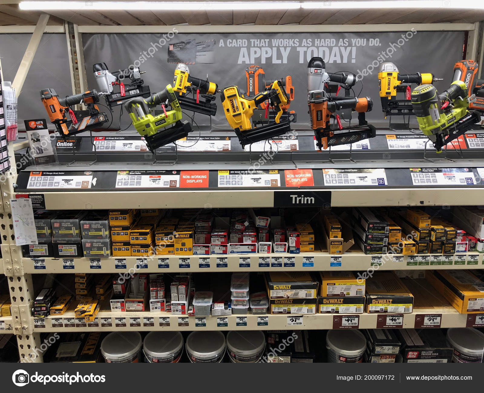 Home Depot Largest Home Improvement Retailer United States Painting Department Stock Editorial Photo C Proshooter 200097172