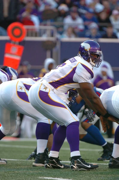 Tarvaris Jackson için normal sezon Nfl oyun sırasında oyun eylem Minnesota Vikings Quarterback. Vikingler Tarvaris Jackson 2006 Nfl taslak ikinci turda seçilebilir, ve Jackson 2006 Vikingler ile 2010 için.