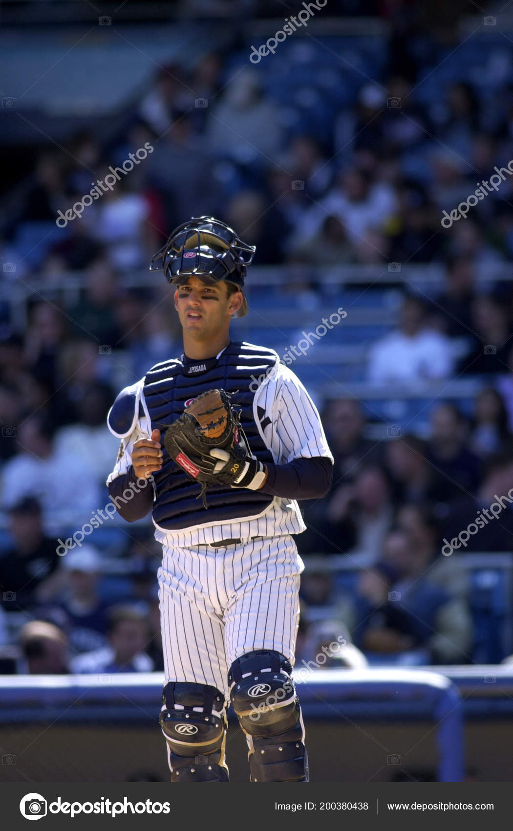 Jorge Posada Catcher New York Yankees Game Action Regular Season – Stock  Editorial Photo © ProShooter #200380438
