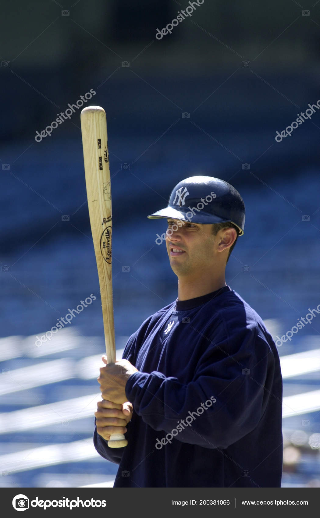 Posada Catcher New York Yankees Game Action Regular Season