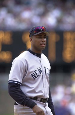 Bernie Williams için normal sezon oyun sırasında oyun eylem New York Yankees dış saha oyuncusu. Bernie Williams eski profesyonel beyzbol oyuncusu ve müzisyen. Tüm 16 yıllık kariyeri ile New York Yankees beyzbol oynadı.