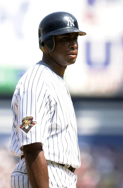 Bernie Williams Outfielder New York Yankees Game Action Regular Season — Stock Photo, Image