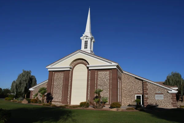 Iglesia Mormona Pueblo Gilbert Arizona Iglesia Jesucristo Los Santos Los — Foto de Stock