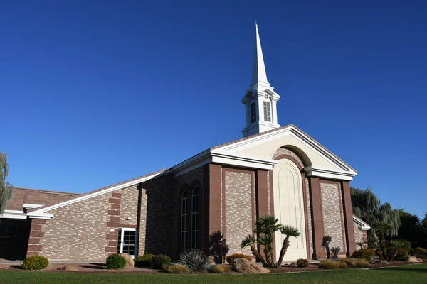 Iglesia Mormona Pueblo Gilbert Arizona Iglesia Jesucristo Los Santos Los — Foto de Stock