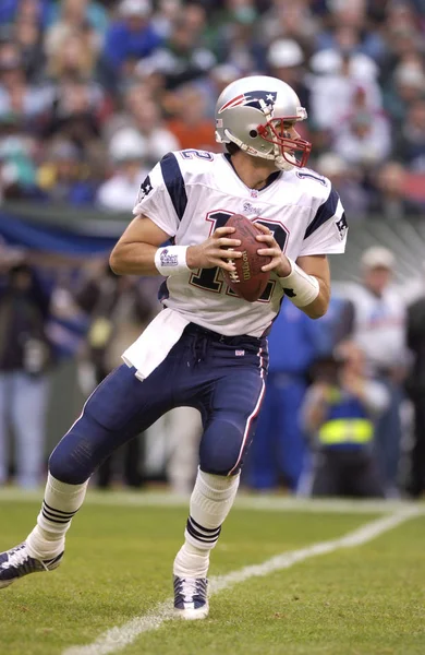 Tom Brady Quarterback New England Patriots Game Action Nfl Season — Stock Photo, Image