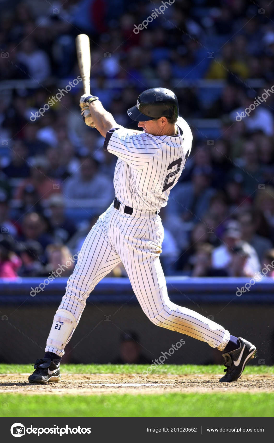 Paul O'neill Outfielder New York Yankees Game Action Regular