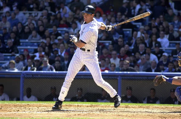 Paul Neill Outfielder För New York Yankees Spelet Åtgärder Regelbunden — Stockfoto