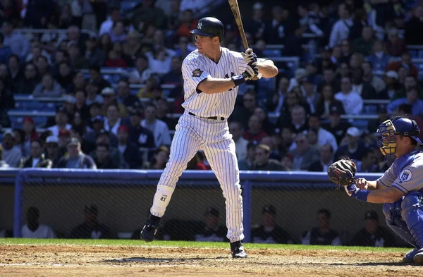 Paul Neill Outfielder New York Yankees Akční Hra Během Pravidelné — Stock fotografie