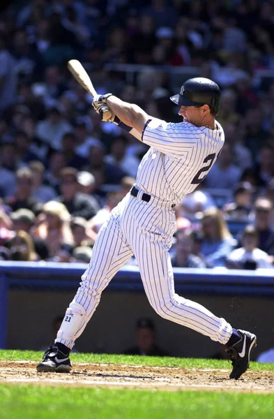 Paul Neill Outfielder Dla New York Yankees Działaniu Gry Podczas — Zdjęcie stockowe