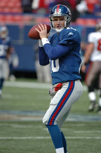 Eli Manning Quarterback Pro New York Giants Herní Akce Během — Stock fotografie