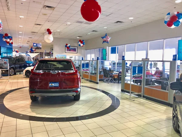 Honda Dealership Cars Customers Purchase Dealership Located Gilbert Arizona Honda — Stock Photo, Image