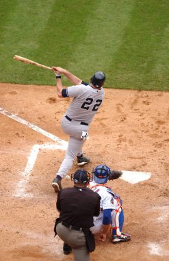 Roger Clemens sürahi için New York Yankees normal sezon oyun sırasında oyun eylem. Roger Clemens, 