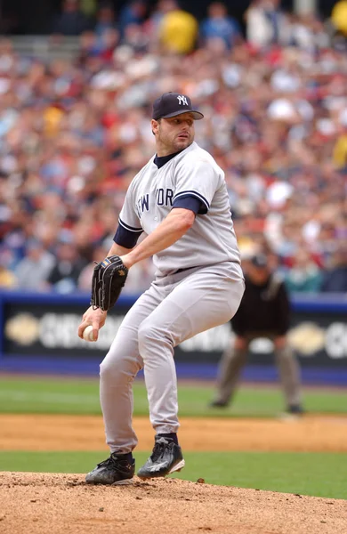 Roger Clemens Pitcher New York Yankees Game Action Regular Season — Stock Photo, Image