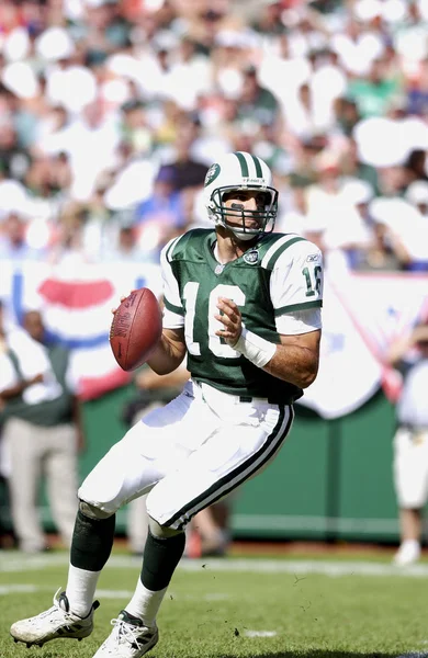 Vinny Testaverde Quarterback Der New York Jets Spielgeschehen Einer Regulären — Stockfoto