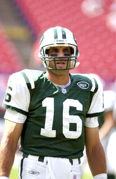 Vinny Testaverde Oyun Kurucu New York Jets Normal Sezon Nfl — Stok fotoğraf