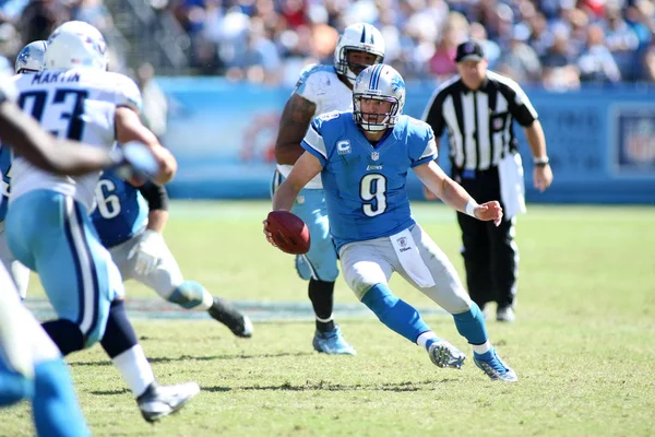 Matthew Stafford Quarterback Para Detroit Lions Ação Durante Jogo Nfl — Fotografia de Stock