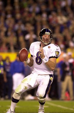 Trent Dilfer Quarterback Super Bowl Xxxv. Super Bowl Xxxv oyun eylem Baltimore Ravens için Nfl şampiyonluk için yapıldı. Baltimore Ravens 34-7 onların ilk Super Bowl kazanmak için bir final skoru tarafından New York Giants yenmek için gitti