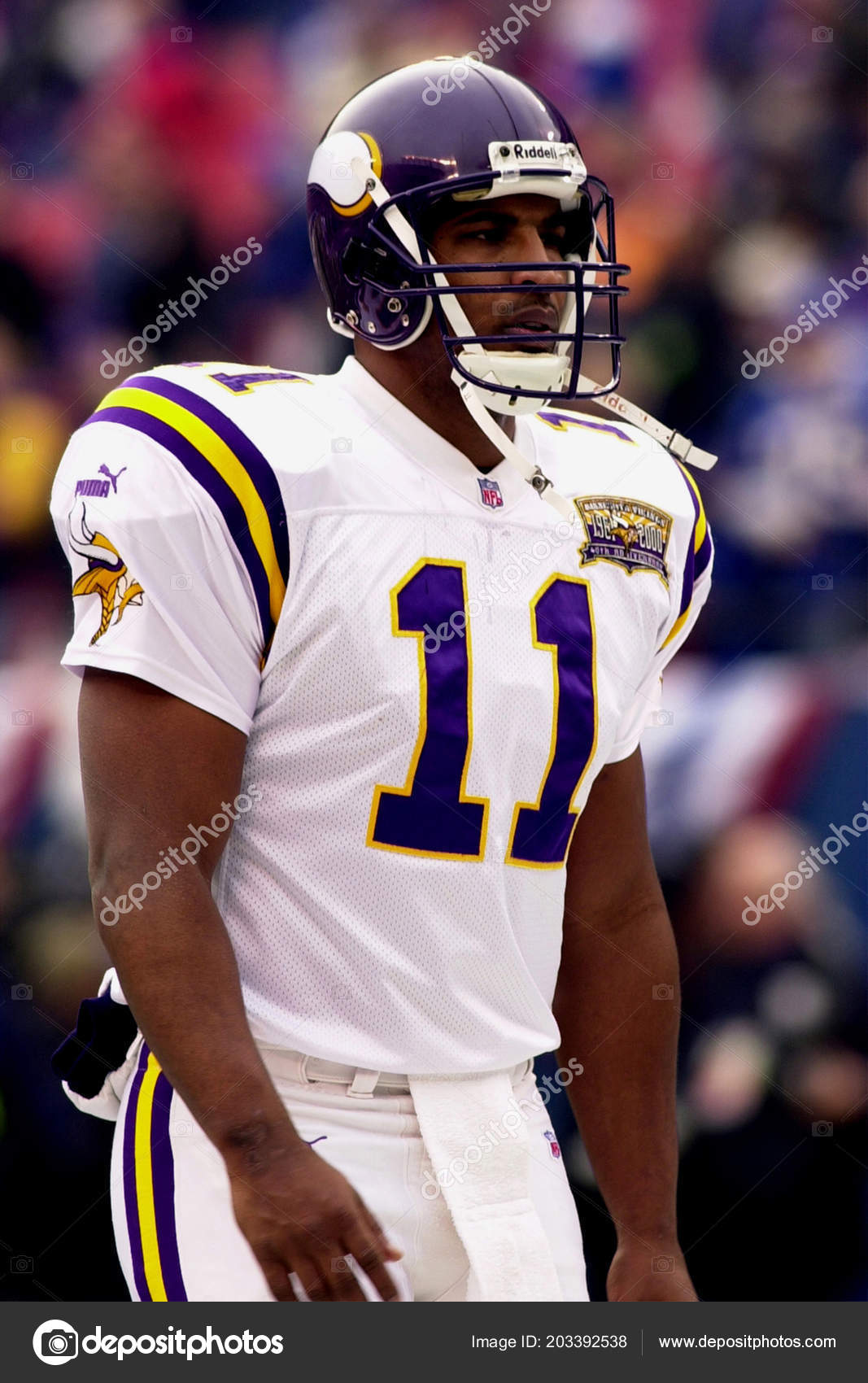 Daunte Culpepper Quarterback Minnesota Vikings Game Action Regular