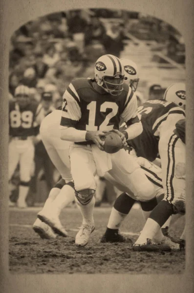 Joe Namath Quarterback New York New York Shea Stadyumu Nda — Stok fotoğraf