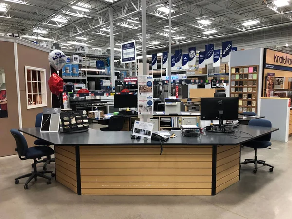 Departamento Herramientas Lowes Una Cadena Tiendas Electrodomésticos Mejoras Para Hogar — Foto de Stock