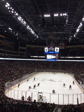 Phoenix çakallar Gala nehir arenasında ev. Glendale Arizona ev Phoenix Coyotes, Gala nehir Arena'da oynanan Nhl hokey oyun. Phoenix çakallar Amerika Birleşik Devletleri'nin Güney kesiminde hokeyi.