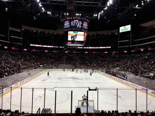 Gala Floden Arena Hem Phoenix Coyotes Nhl Hockey Spel Som — Stockfoto