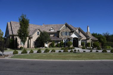 Gilbert, Arizona yeni modern lüks klasik evler. Gilbert bir kasaba içinde Maricopa County, Arizona, Amerika Birleşik Devletleri, Phoenix, Güneydoğu Phoenix Büyükşehir alanı içinde bulunmaktadır.