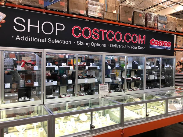 Costco Wholesale Corporation Торговая Costco Является Американской Транснациональной Корпорацией Которая — стоковое фото