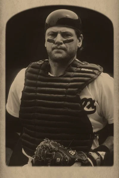 Carlton Ernest Fisk Apelidado Pudge Commander Catcher Aposentado Major League — Fotografia de Stock