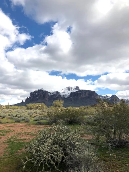 Lost Dutchman State Park 320 Acre State Park Located Superstition — стоковое фото