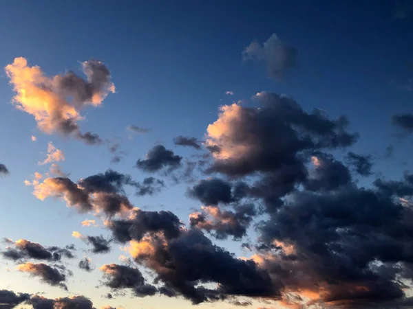 Colorful Sky Clouds Early Morning Southwest Part United States — Stock Photo, Image