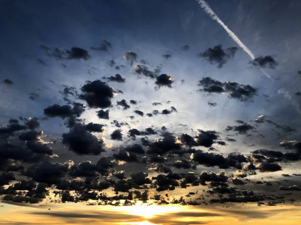 Colorful Sky Clouds Early Morning Southwest Part United States — Stock Photo, Image