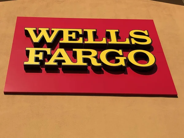 Wells Fargo Bank Sídlem Nákupním Středisku Arizoně Která Sídlí Jihozápadní — Stock fotografie