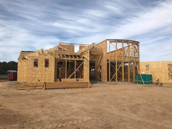 Nové Domácí Stavební Stavby Gilbert Arizona Jihozápadní Části Spojených Států — Stock fotografie